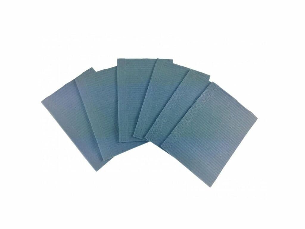 Medicom - Dental Bibs - Ocean Blue (Doos van 500)