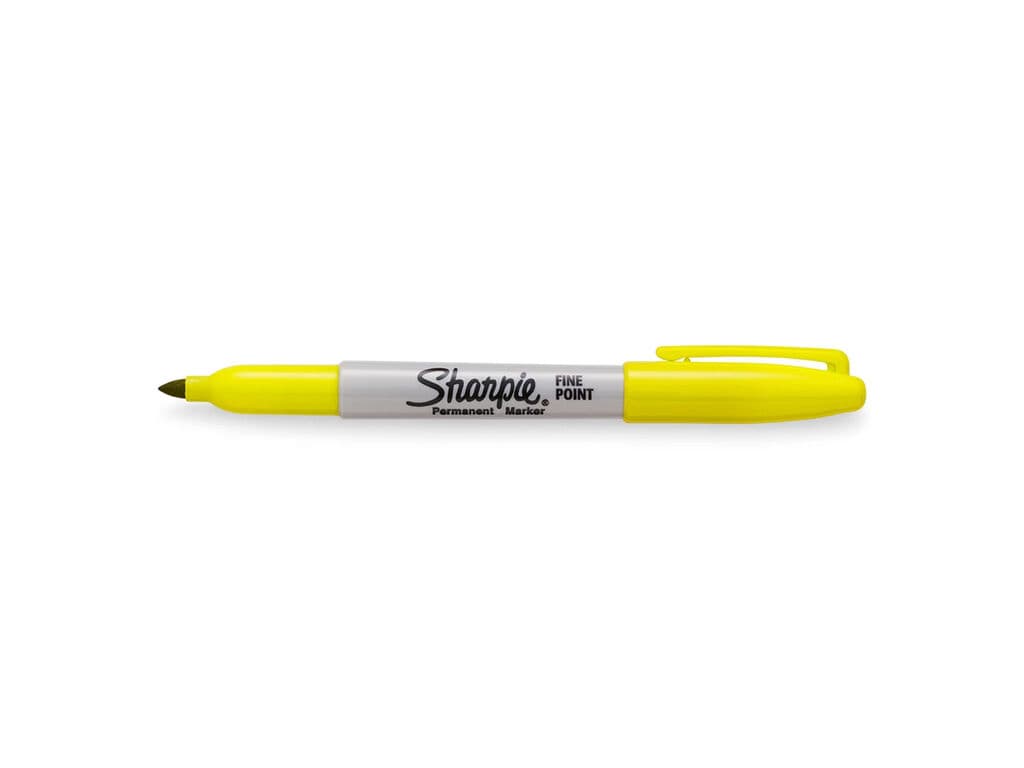 Sharpie - Marcadores de punta fina (Amarillo)