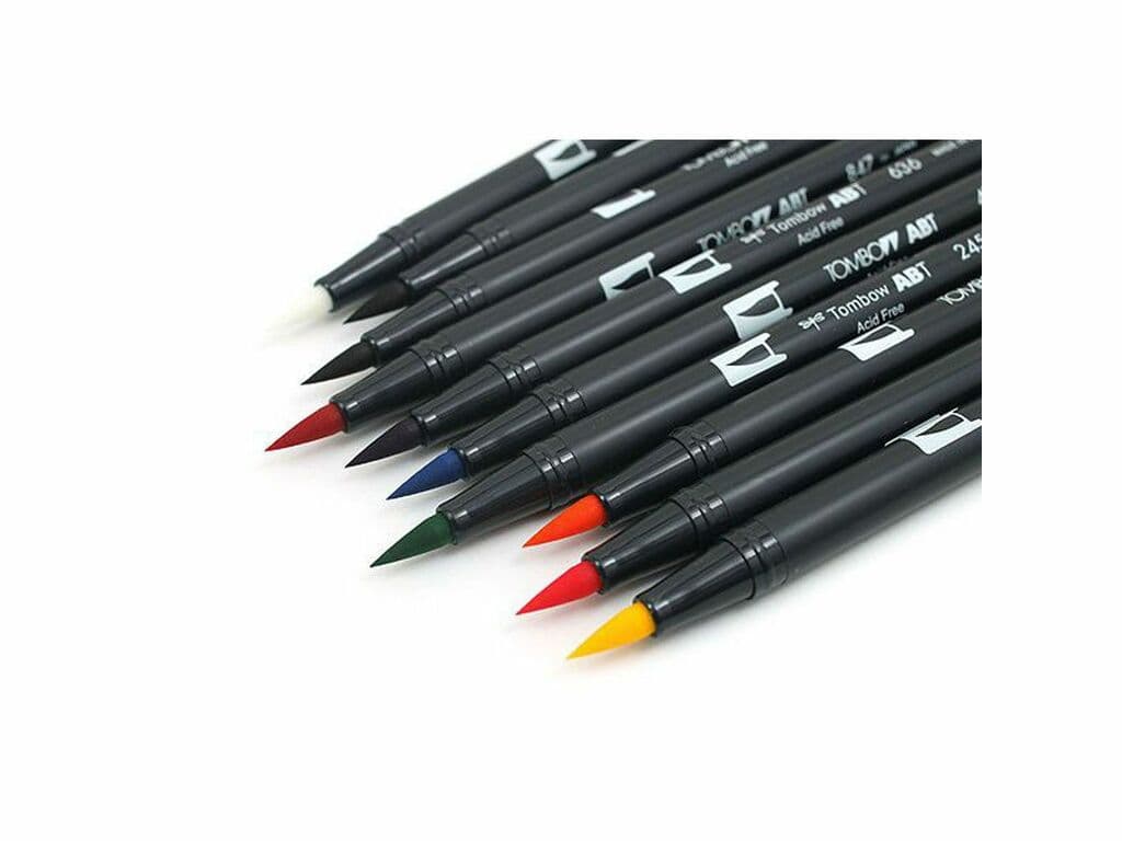 Tombow - Marcadores de doble punto (Amarillo)