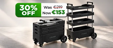 30% off Stecker workstations. Was €219 Now €153.