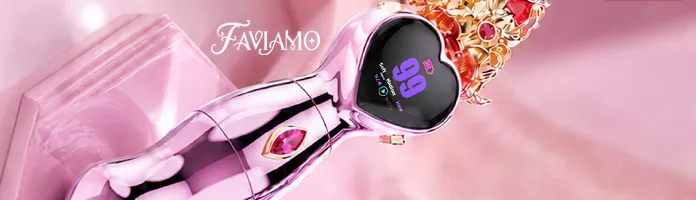 Faviamo Wireless Tattoo Machine in Purple, Pink and Black