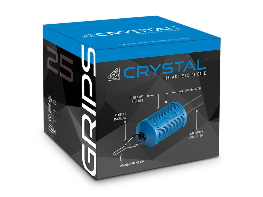 Crystal - Griffe - Round Tip - 25 mm - 20er Box (03 Round Tip)