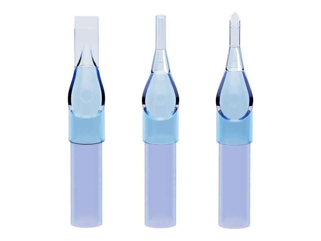 Crystal - Short Tips - Round - Box of 50 (03 Round Tip)
