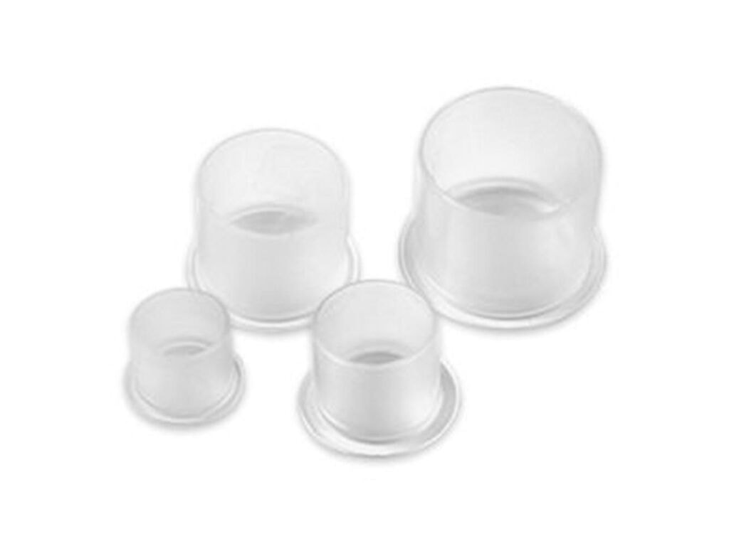 Inkt Cups Met Voet - Verpakking van 100 (8 mm)