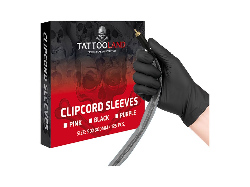 Clip Cord Sleeves - Colour Edition - Box of 125 (Black)