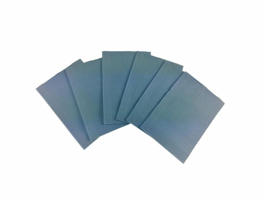 Medicom - Dental Bibs - Ocean Blue (Doos van 500)