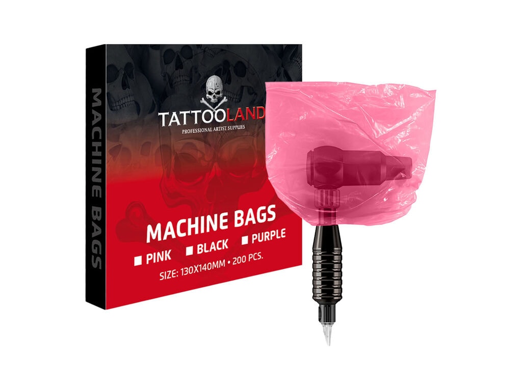 Maschinen-Taschen - Farb-Ausgabe - 200er Box (Rosa)