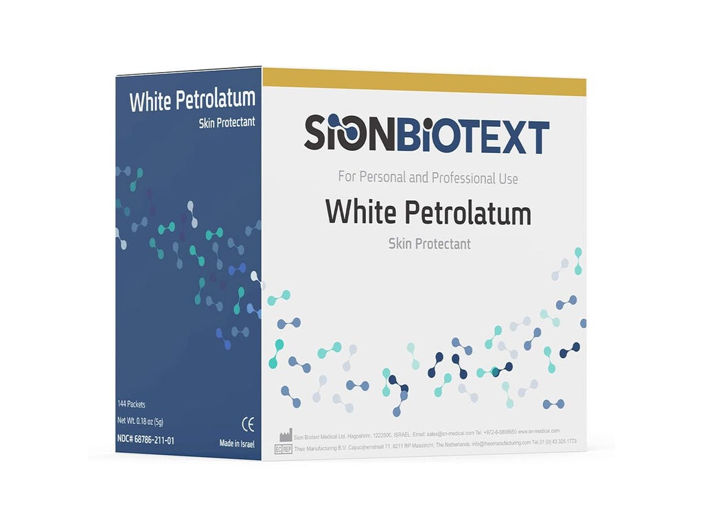 Dynarex - Sionbiotext - White Petroleum Jelly - 5 grams (Box of 144)