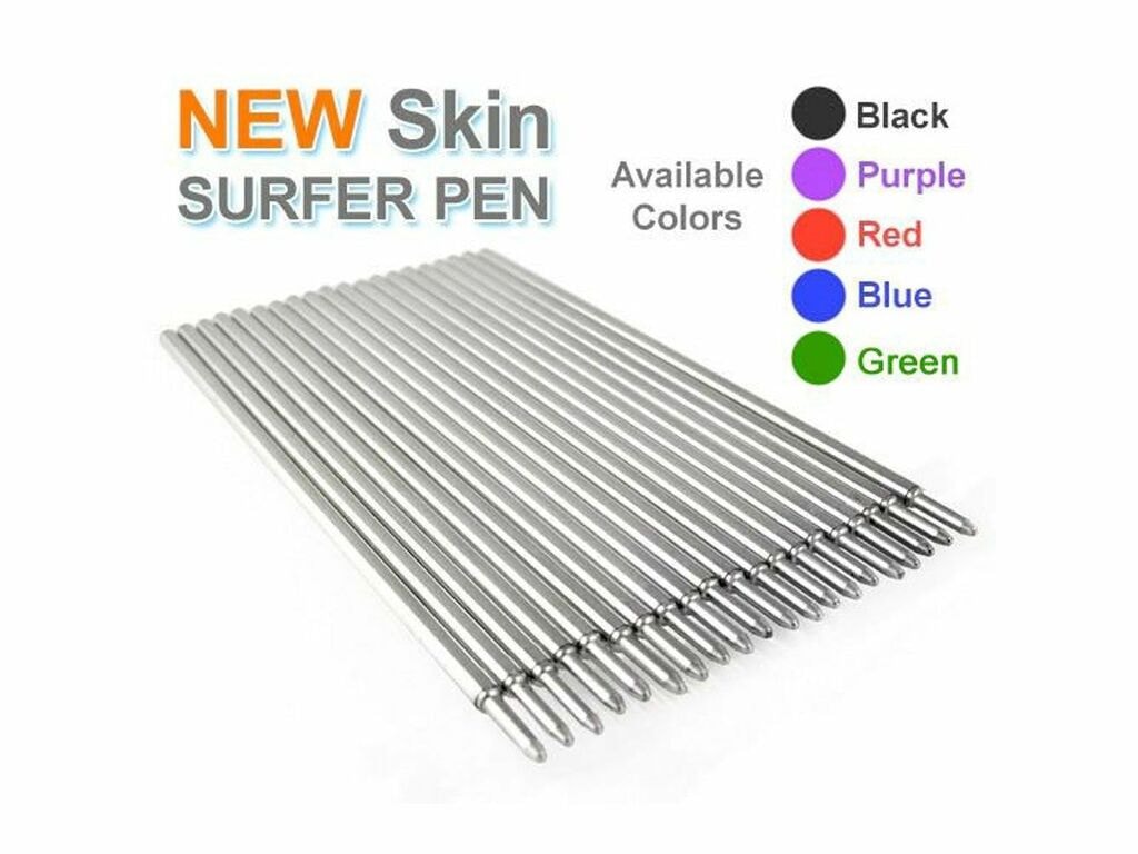 Skin Surfer - Tattoo Pen Filling - Pack of 10 (Black)