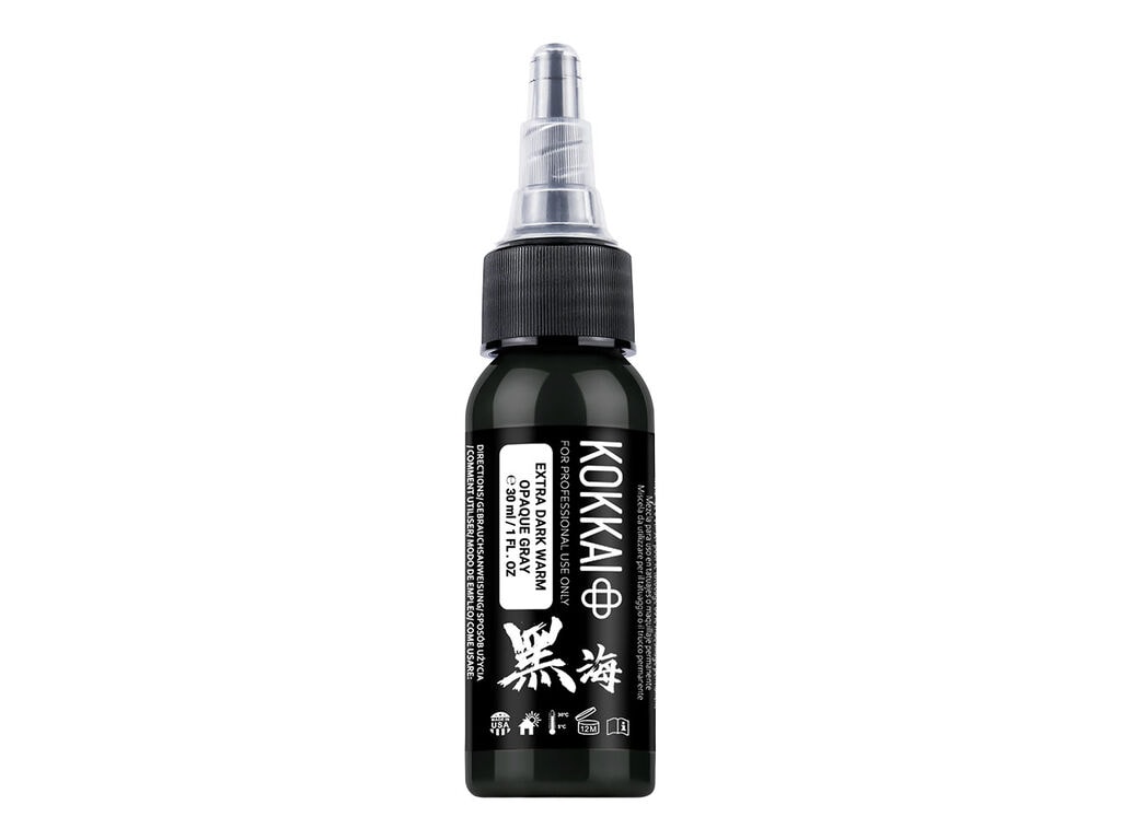 Kokkai Sumi - Warm Opaque Grey - Extra Dark (15 ml / 0.5 oz)