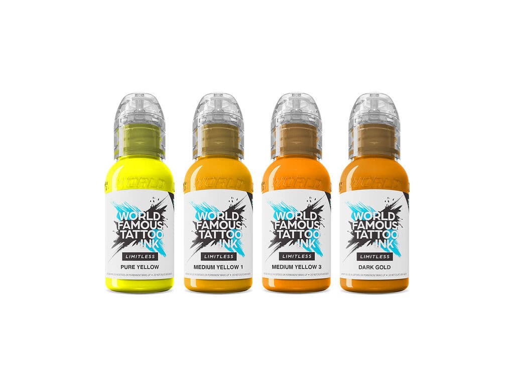 World Famous Limitless - Shades of Yellow Set - 4 x 30 ml / 1 oz