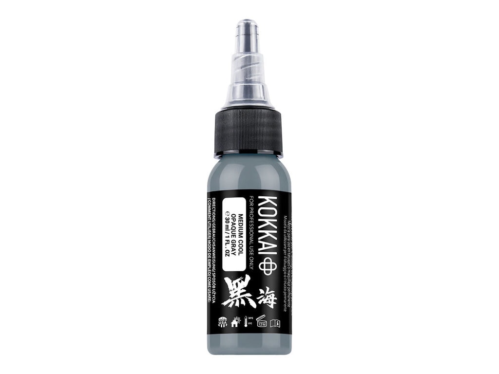 Kokkai Sumi - Cool Opaque Grey - Medium (15 ml / 0.5 oz)