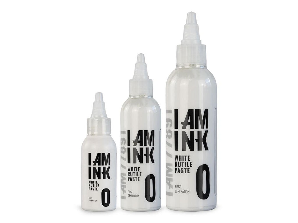 I AM INK - First Generation - #0 White Rutile Paste (50 ml / 1,7 oz)