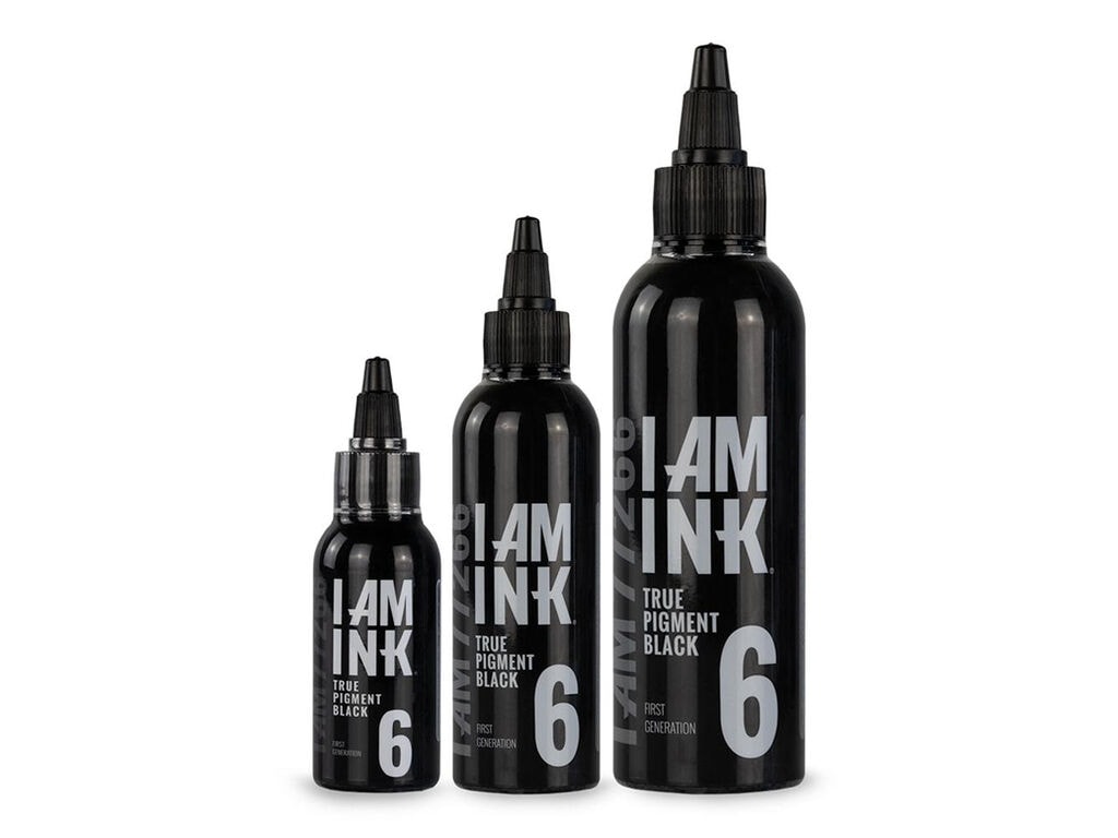 I AM INK - First Generation - #6 True Pigment Black (50 ml / 1,7 oz)