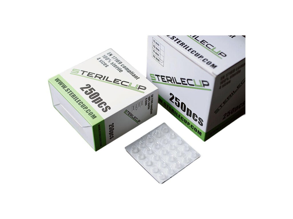 SterileCup - Steriele Inkt Cups - Doos van 250 (11 mm)