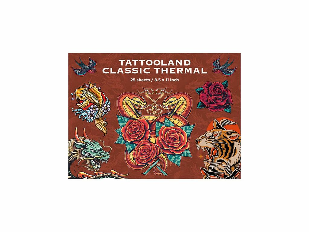 Tattooland - Papier Thermique pour Transferts Classic (Boîte de 25)