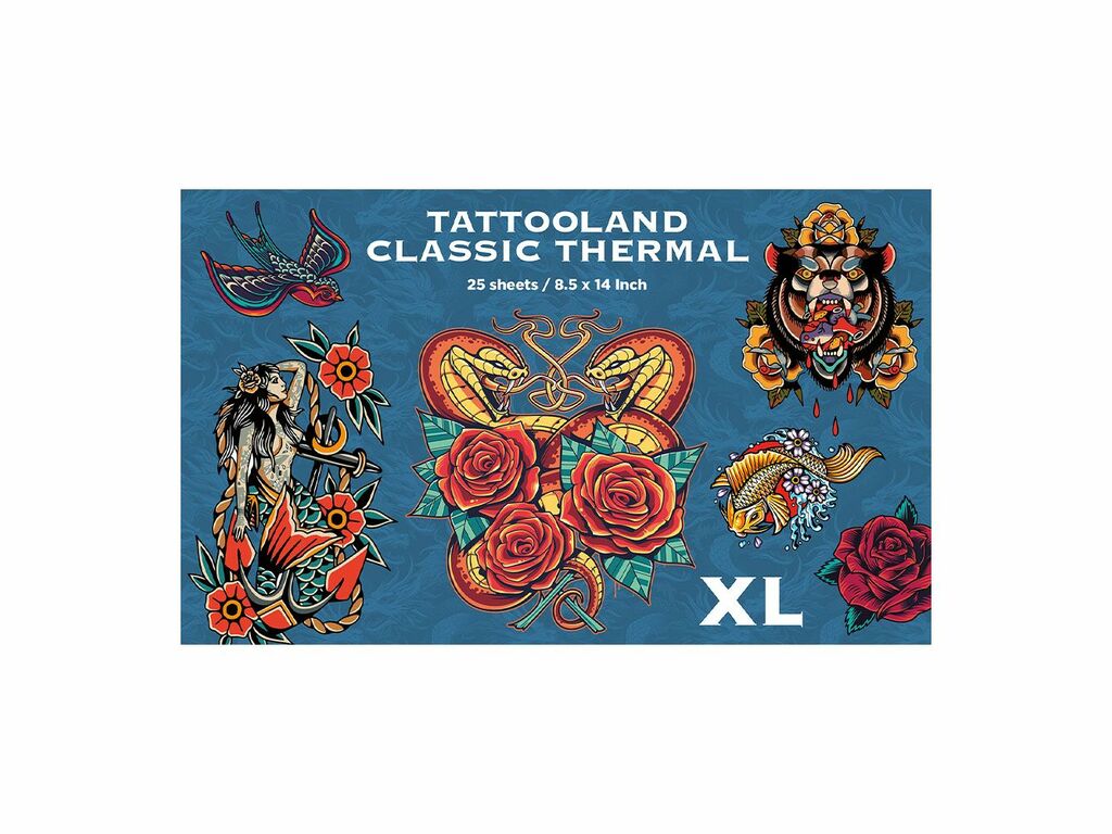 Tattooland - Papier Thermique pour Transferts Classic XL (Boîte de 25)