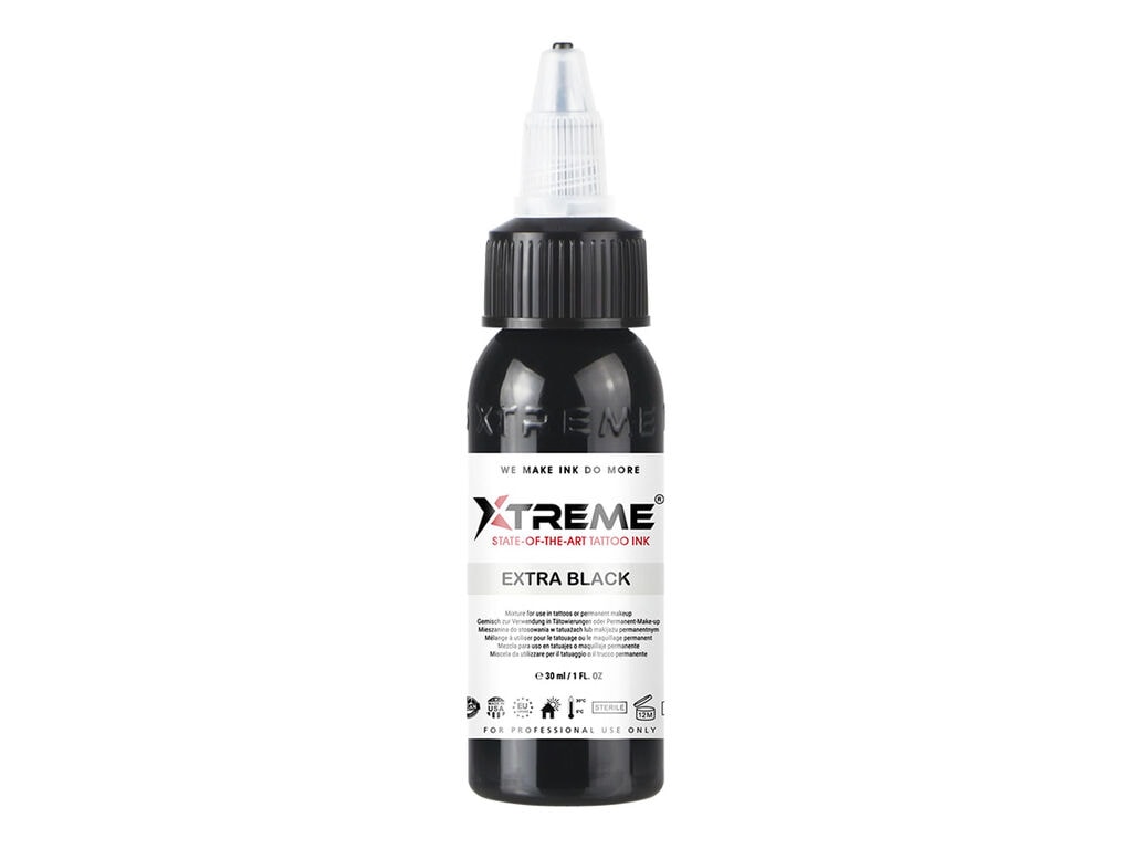 Xtreme Ink - Extra Black (30 ml / 1 oz)