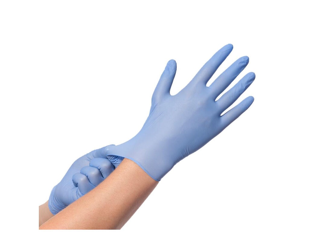 Comforties - Premium - Gants en Nitrile - Violet Blue - Boîte de 100 (X-Small)