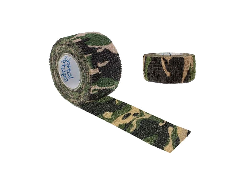 Crystal - Ruban Auto-Adhésif pour Manchons - 2,5 cm x 4,5 mètres - Army (Un Rouleau)