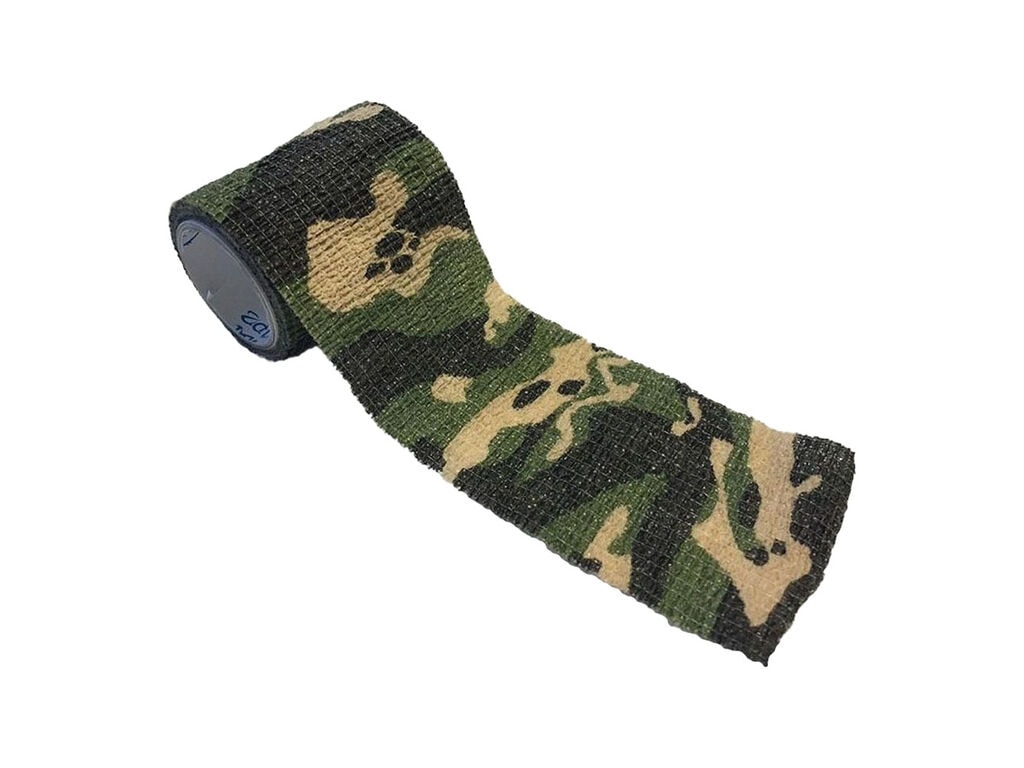 Crystal - Ruban Auto-Adhésif pour Manchons - 5 cm x 4,5 mètres - Army (Un Rouleau)