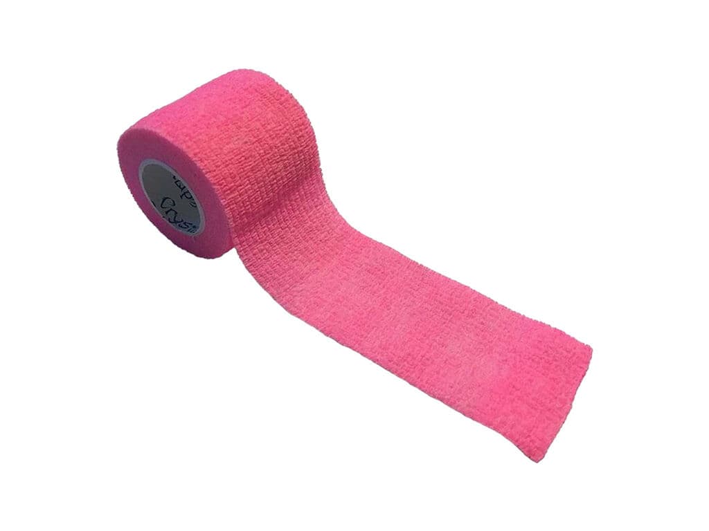 Crystal - Ruban Auto-Adhésif pour Manchons - 5 cm x 4,5 mètres - Rose (Un Rouleau)