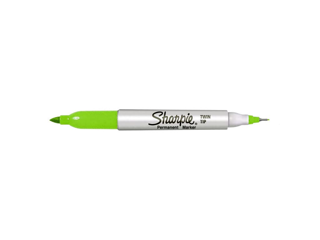 Sharpie - Feiner & Ultrafeiner Zweipunktmarker (Grün)