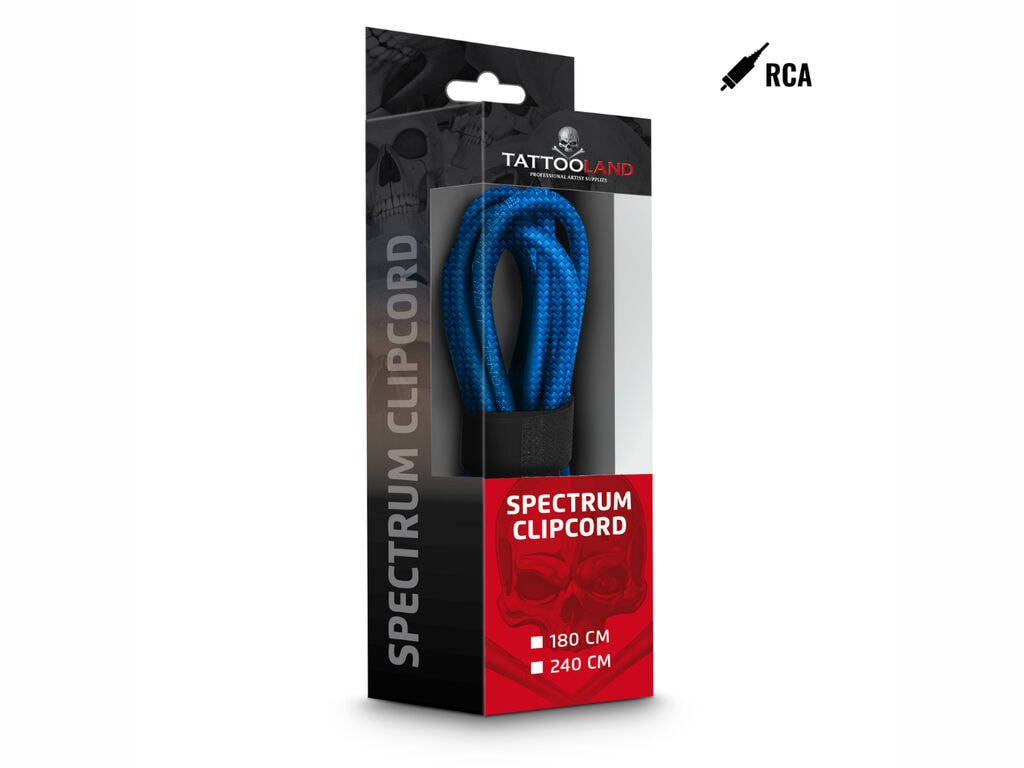 Spectrum Cables - Deluxe - Silicone RCA Kabels - Haaks (Blauw)