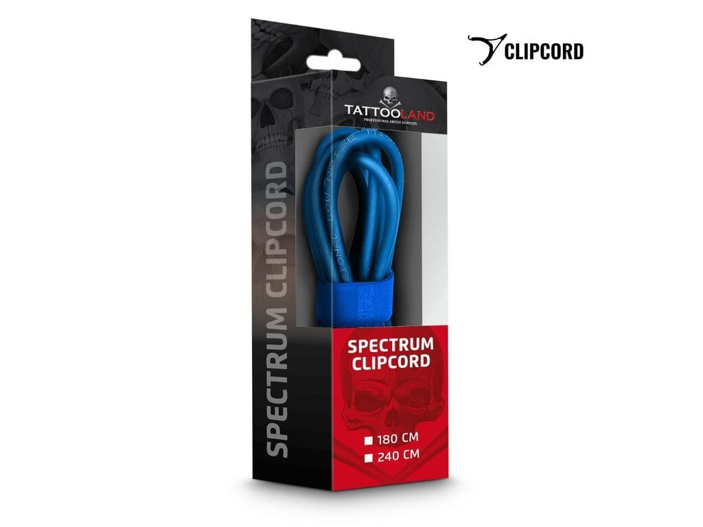 Spectrum Cables - Standard - Silicone Clip Cord Kabels (Blauw)