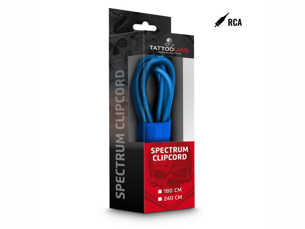 Spectrum Cables - Standard - Silicone RCA Kabel - Haaks (Blauw)