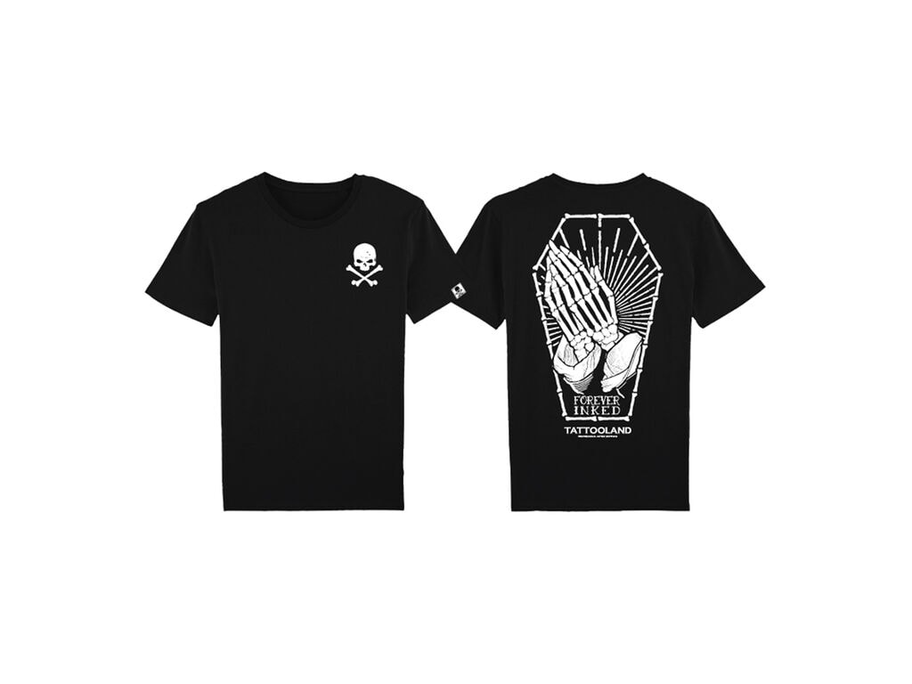Tattooland - T-shirt - Praying Bones (Medium)