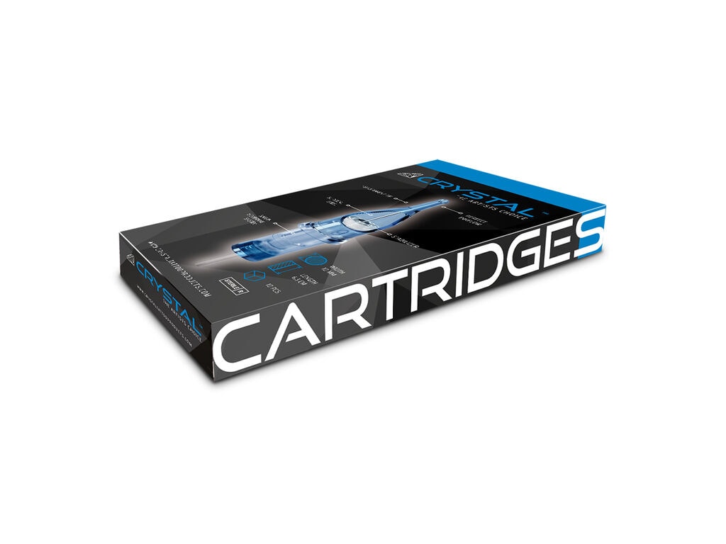 Crystal - Cartouches - Soft Edge Magnums - Boîte de 10 (05 Soft Edge Magnum Bugpin - 0,25 mm - Long Taper)