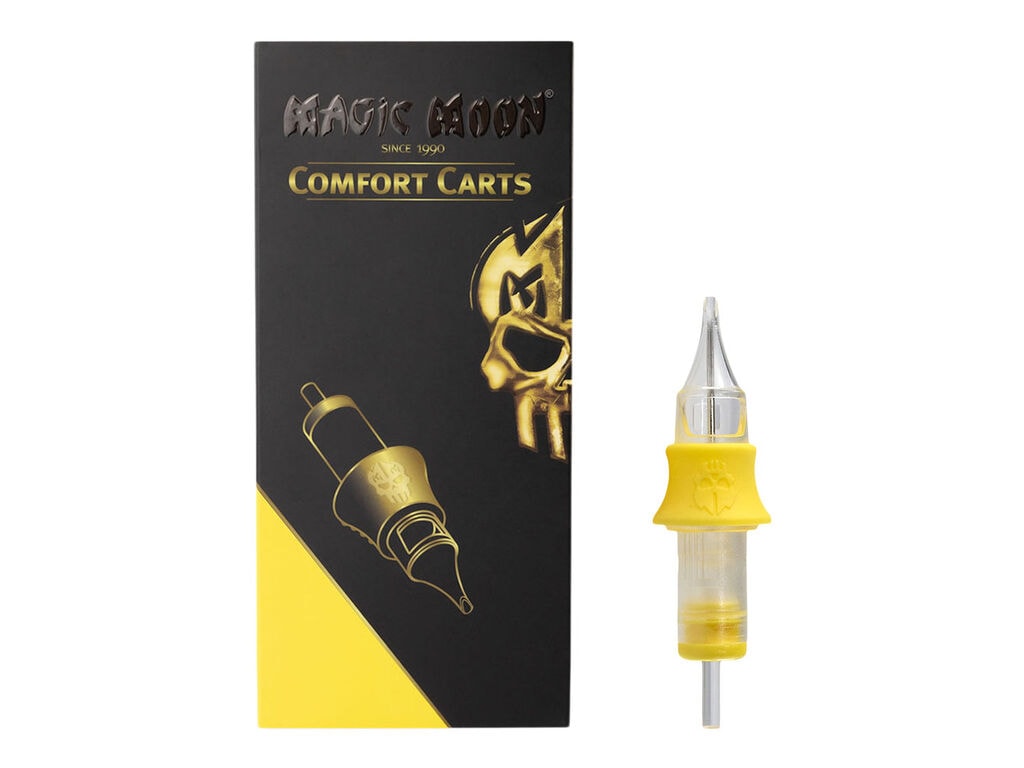 Magic Moon - Cartuchos Comfort - Sombreadores redondos - Caja de 20 (07 Round Shader - 0,30 mm - Long Taper)
