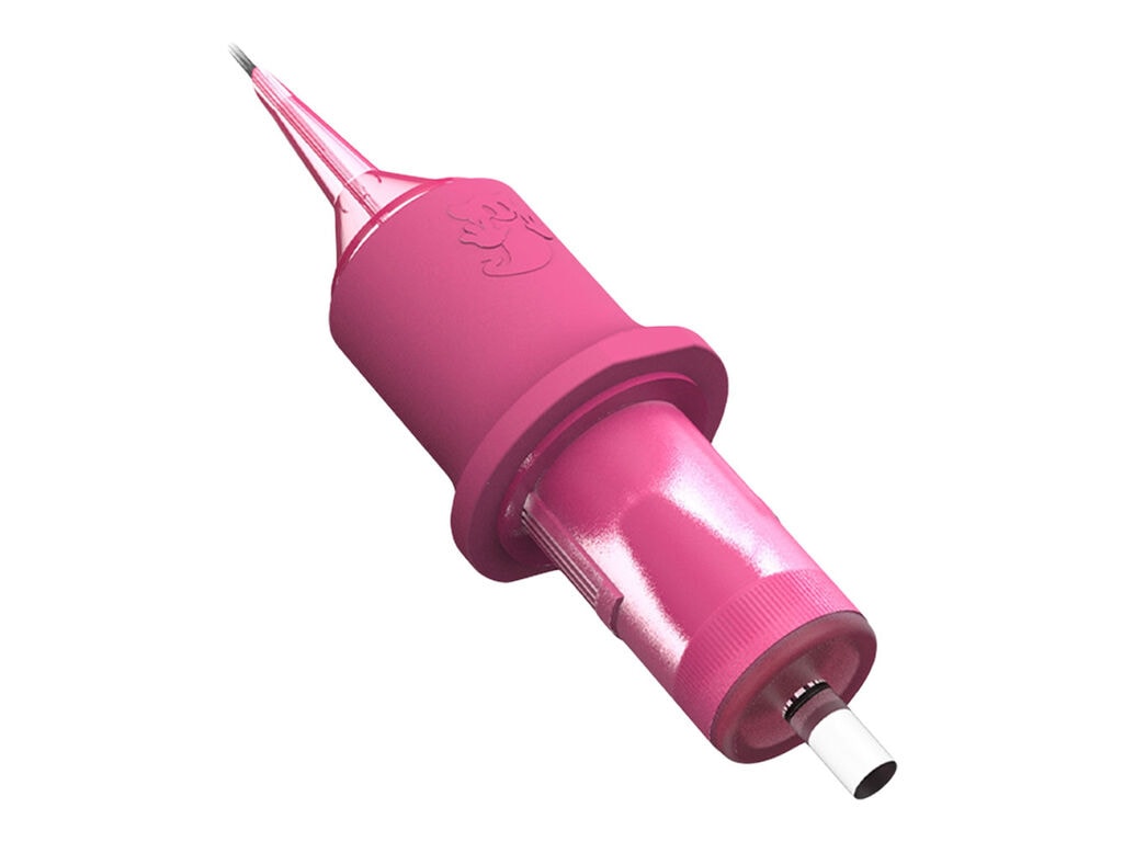 Ghost - Cartridges - Round Shaders - Pink - Box of 20 (05 Round Shader - 0.35 mm - Long Taper)