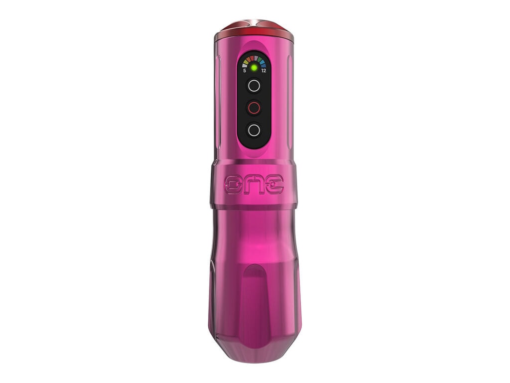 FK Irons - ONE - Machine à Tatouer Sans Fil - Bubblegum (Frappe à 3,0 mm (All-Round))