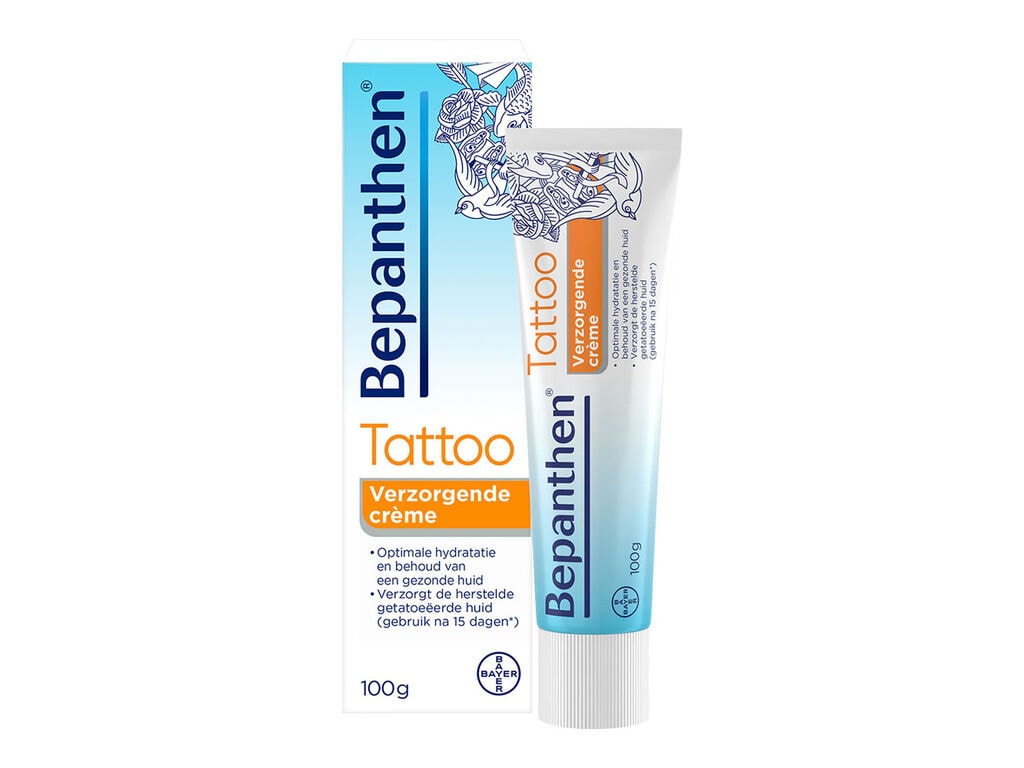 Bepanthen - Tattoo Verzorgende Crème - 100 gram (Enkele Tube)
