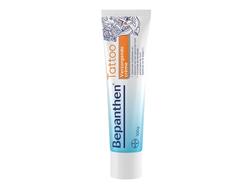 Bepanthen - Tattoo Verzorgende Crème - 100 gram (Enkele Tube)