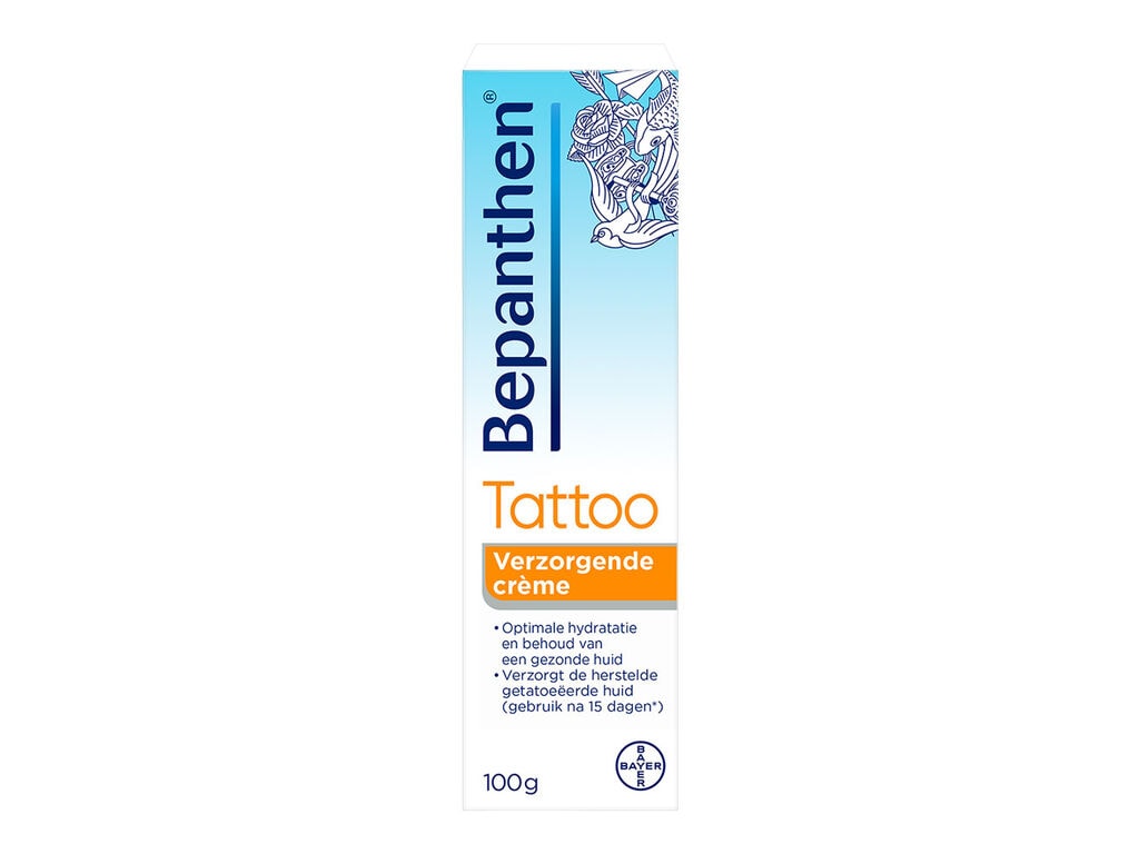 Bepanthen - Tattoo Verzorgende Crème - 100 gram (Enkele Tube)