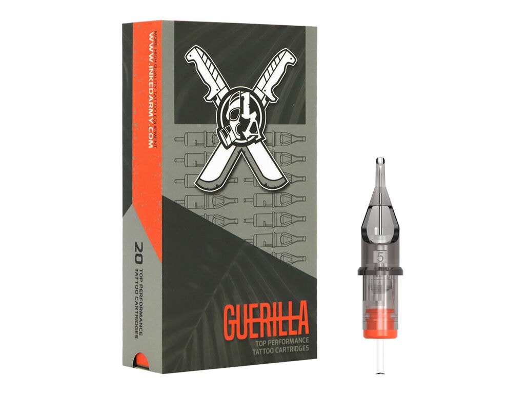 The Inked Army - Guerilla Cartridges - Round Shaders - Doos van 20 (05 Round Shader - 0,30 mm - Long Taper)