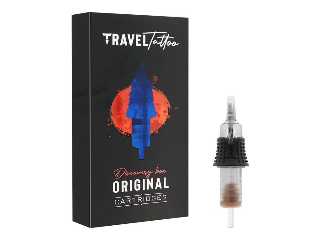 Travel Tattoo - Cartridges - Round Shaders - Doos van 20 (05 Round Shader - 0,30 mm - Long Taper)