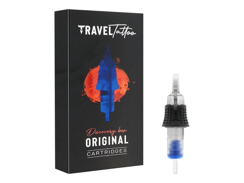 Travel Tattoo - Cartridges - Soft Edge Magnums - Doos van 20 (07 Soft Edge Magnum - 0,35 mm - Long Taper)