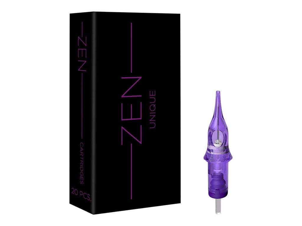 Zen - Cartuchos únicos - Sombreadores redondos - Caja de 20 (05 Round Shader - 0,30 mm - Long Taper)