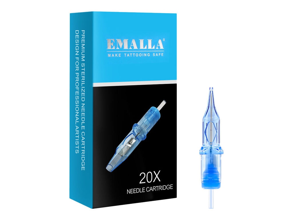 Emalla - Cartuchos Eliot - Stipple Shaders - Caja de 20 (03 Stipple Shader - 0,25 mm - Long Taper)