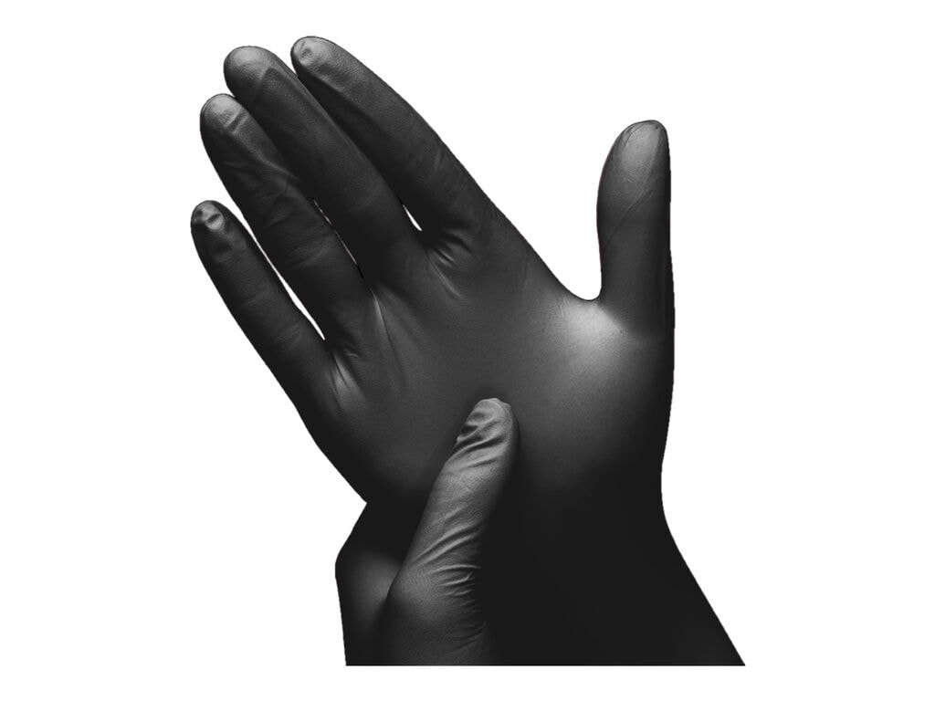 Hynex - Nitril Handschoenen - Zwart - Doos van 100 (X-Small)