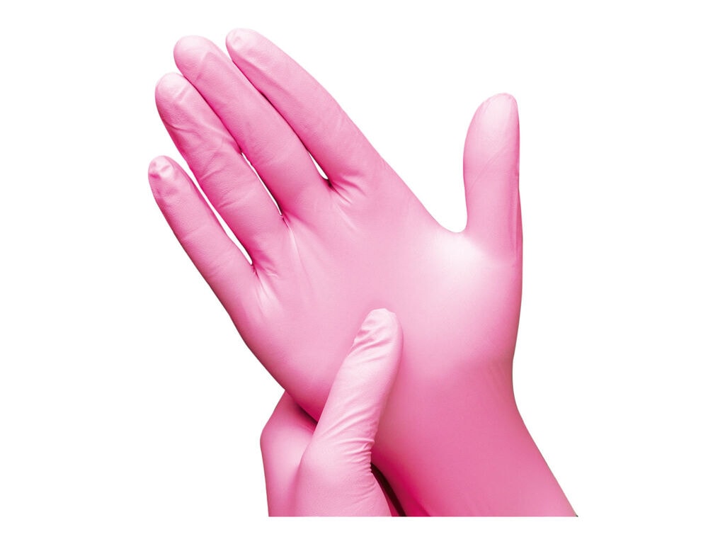 Hynex - Nitril Handschoenen - Roze - Doos van 100 (X-Small)