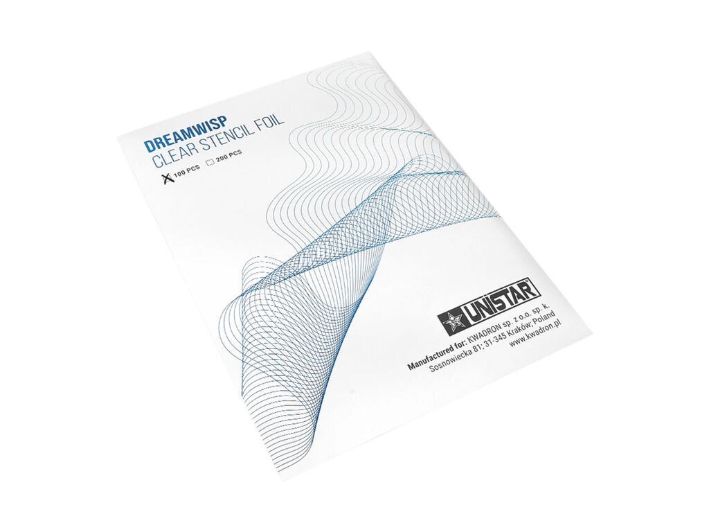 Unistar - DreamWisp - Feuille de Transfert Transparente (Pack de 100)