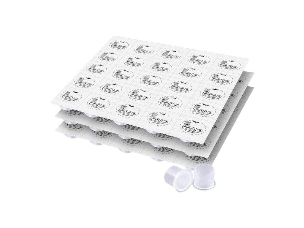 Crystal - Steriele Inkt Cups - Doos van 200 (8 mm)