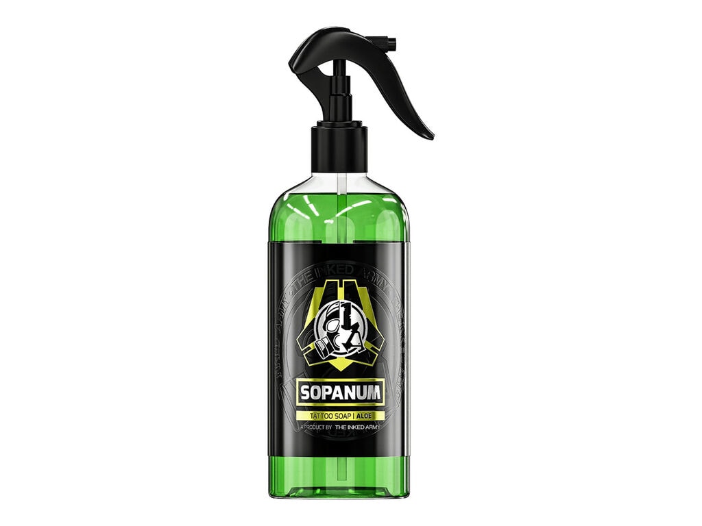 The Inked Army - Sopanum - Savon Nettoyant - Spray - 500 ml / 16,9 oz (Aloé)