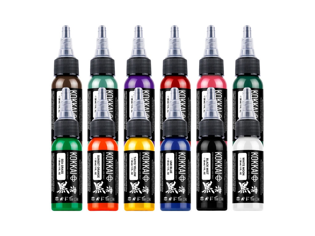 Kokkai Sumi - 12 Colour Set (7 ml / 0,24 oz)
