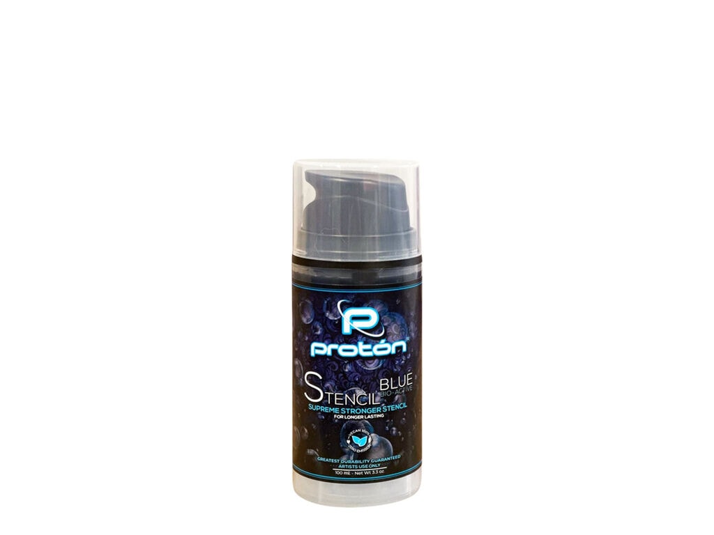 Proton - Stencil Transfer Vloeistof - Airless - Blauw (100 ml / 3,4 oz)